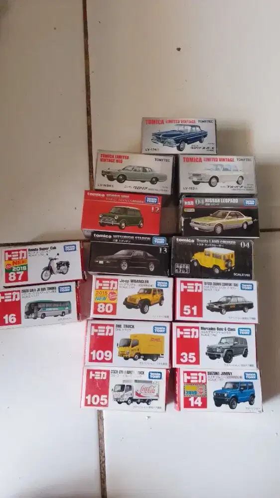tomica takaratomy baru segel & second
