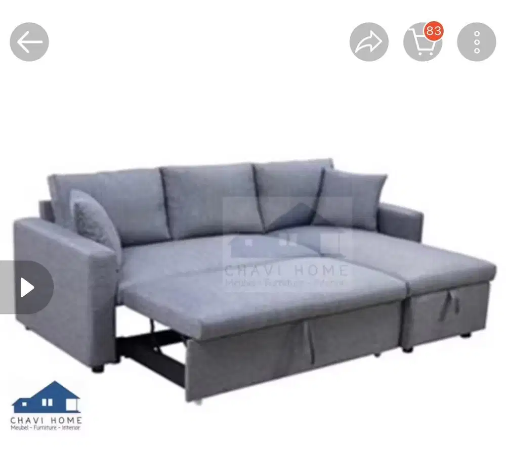SOFA BED L MULTIWAY