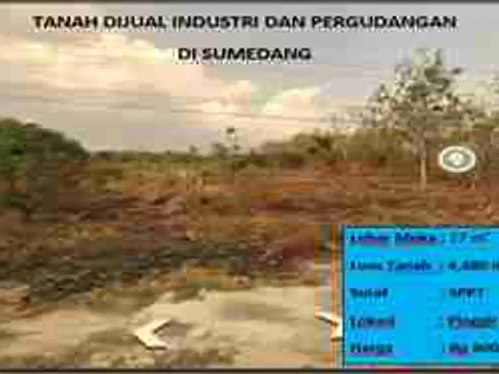 Tanah industri dan pergudangan Sumedang