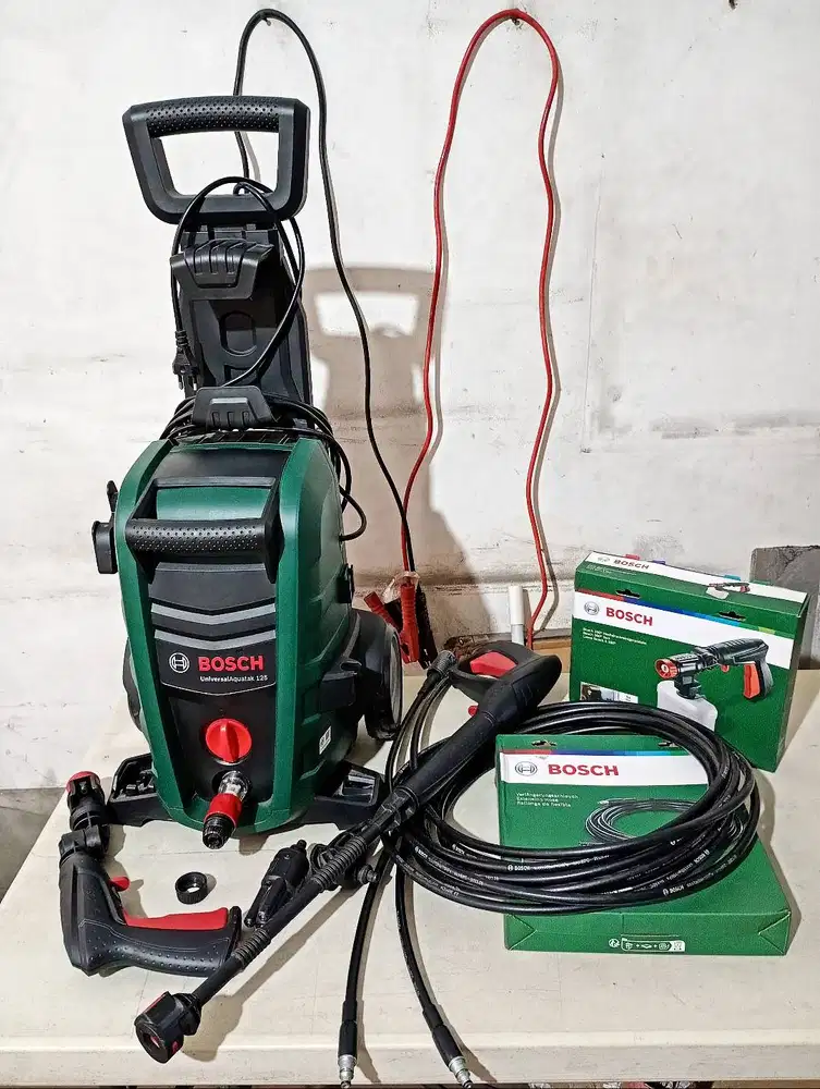 BOSCH Aquatak 125 High Pressure Jet Cleaner Mesin Cuci Mobil AQT 125