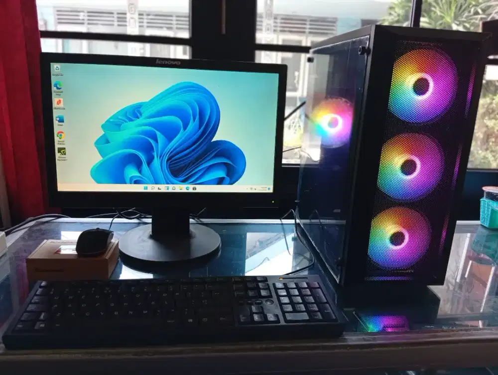 PC rakitan gaming editing core i5 fullset
