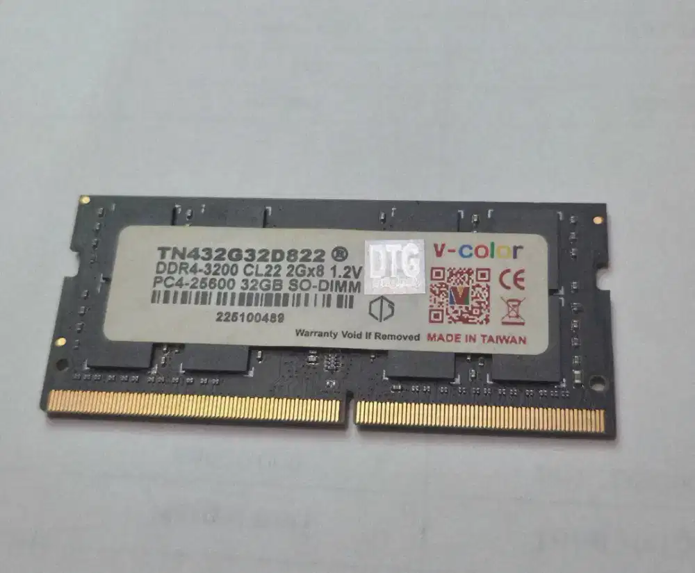 Jual Ram DDR4 32Gb 3200MHz CL22 merk V-Color