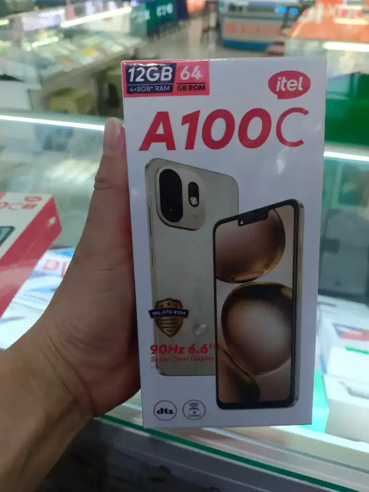 Jual Handphone Baru itel A100c ram 12/64gb.asli resmi brg ready