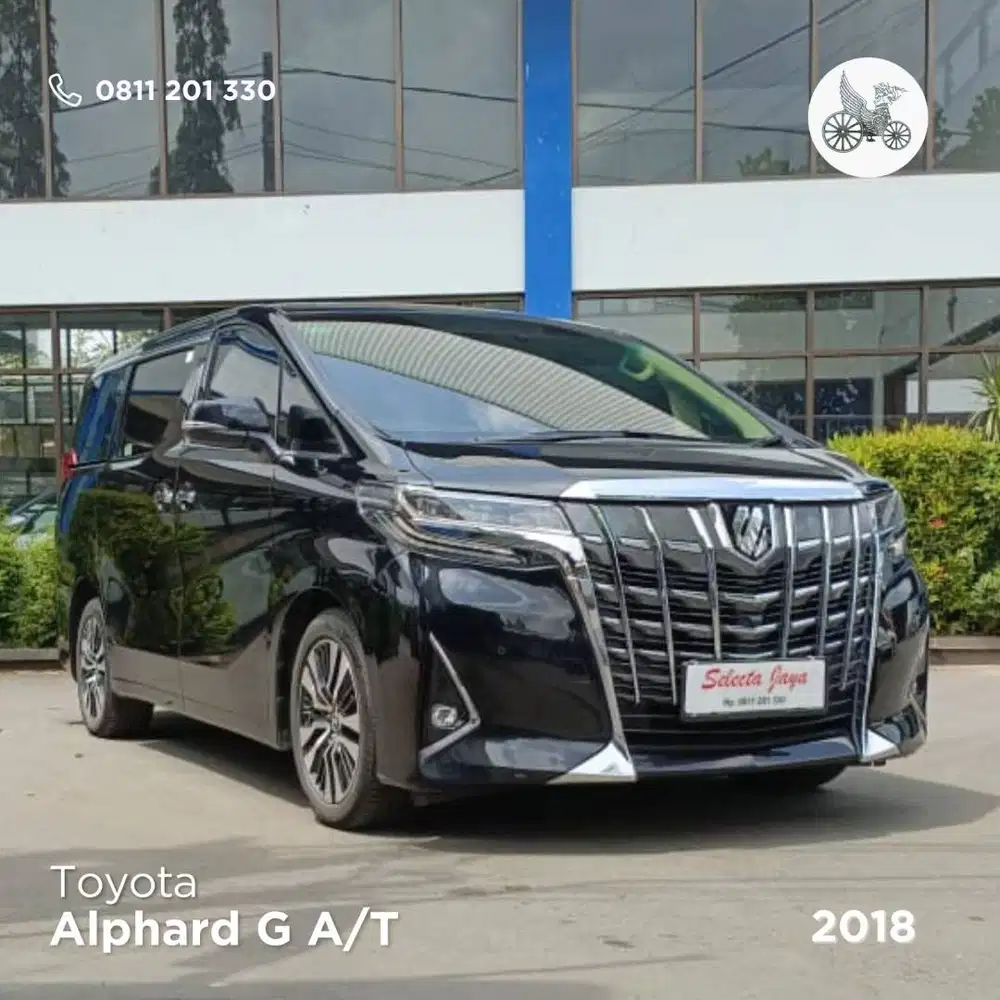 TOYOTA ALPHARD 2.4 G BENSIN AT 2018 – HITAM