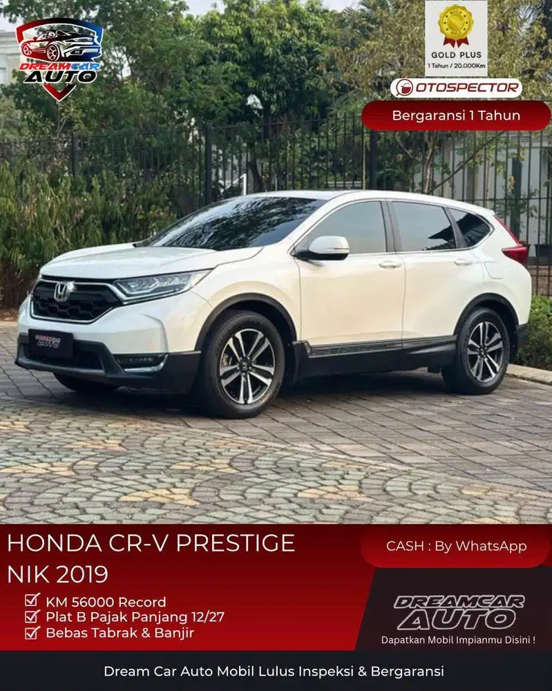 [KM56RB] Honda CR-V Prestige Turbo NIK 2019 CRV