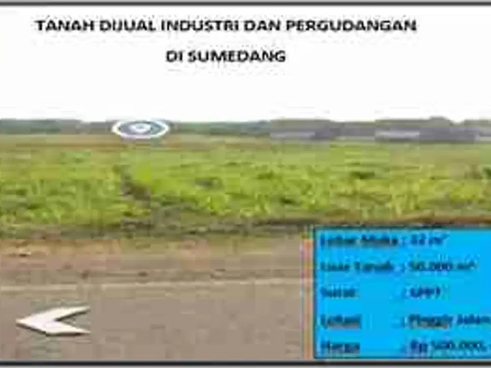 Tanah industri dan pergudangan Sumedang