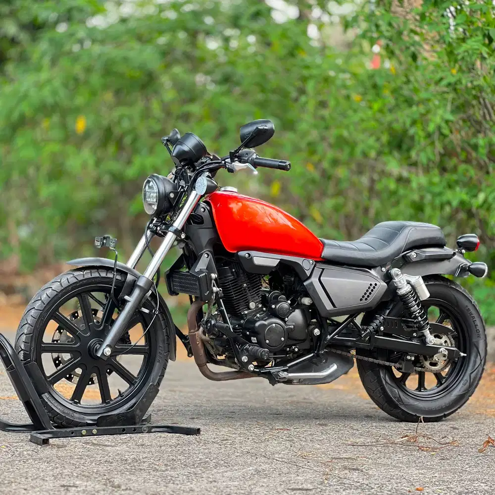 BENELLI MOTOBI 200 EVO ORANGE 2024 KM 2K PAJAK PANJANG SIAP RIDING
