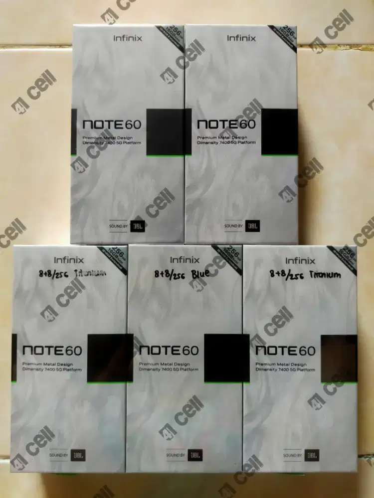 Infinix note 60 ram 8+8/256 100% baru Termurah