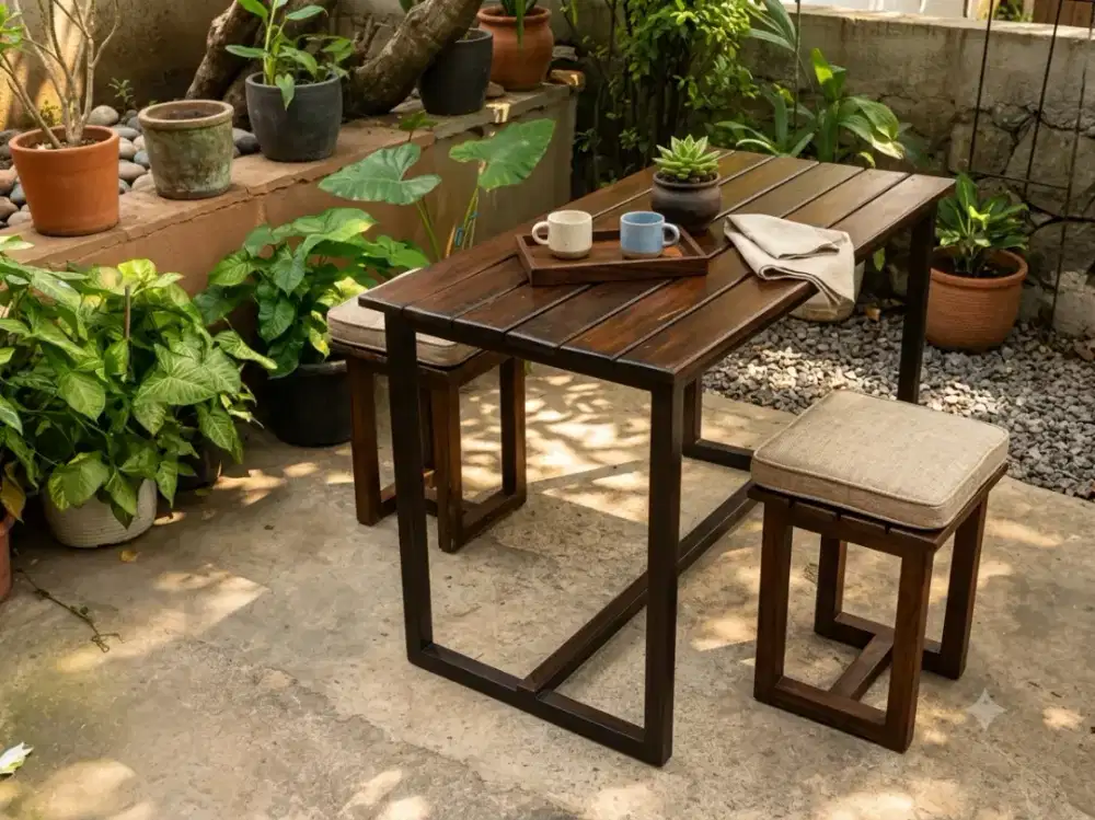 Meja kursi murah utk cafe resto warkop