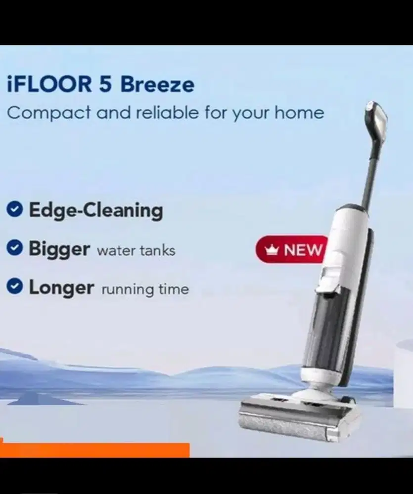 Tineco IFloor 5 Breeze, Smart Wet and Dry Smarta Vacuum Cleaner
