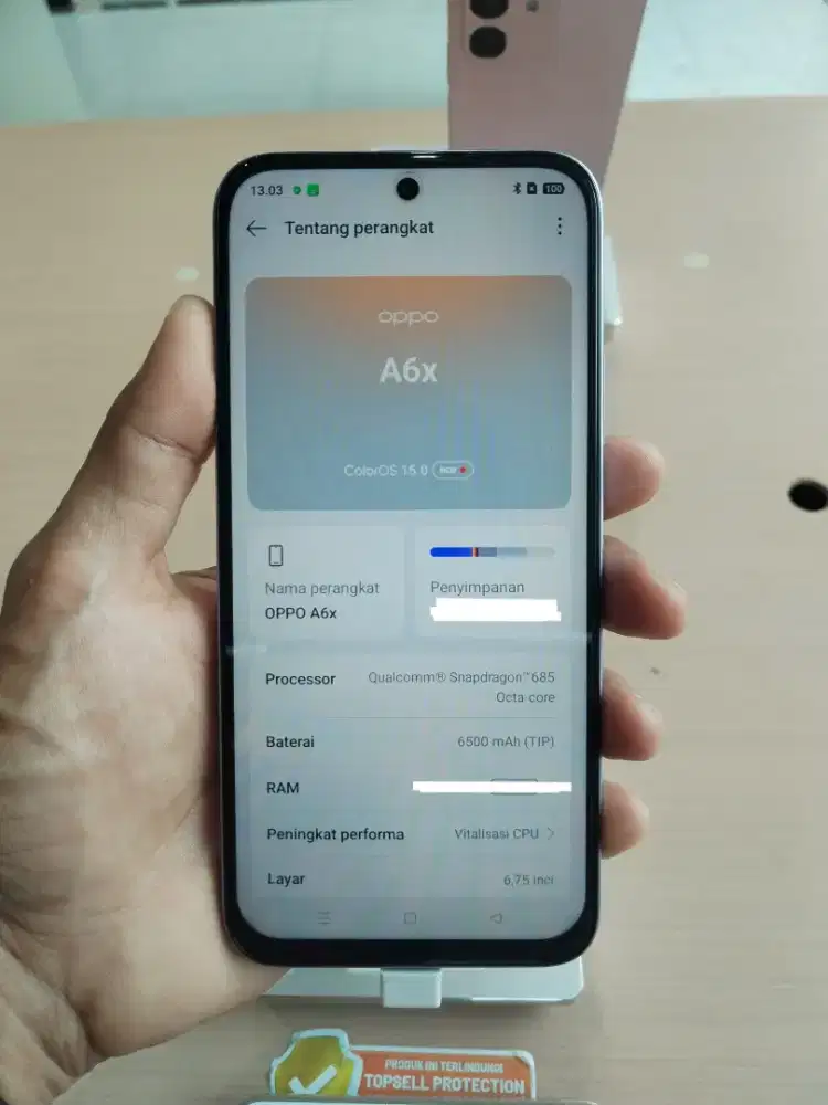 Oppo a6x 6+256GB