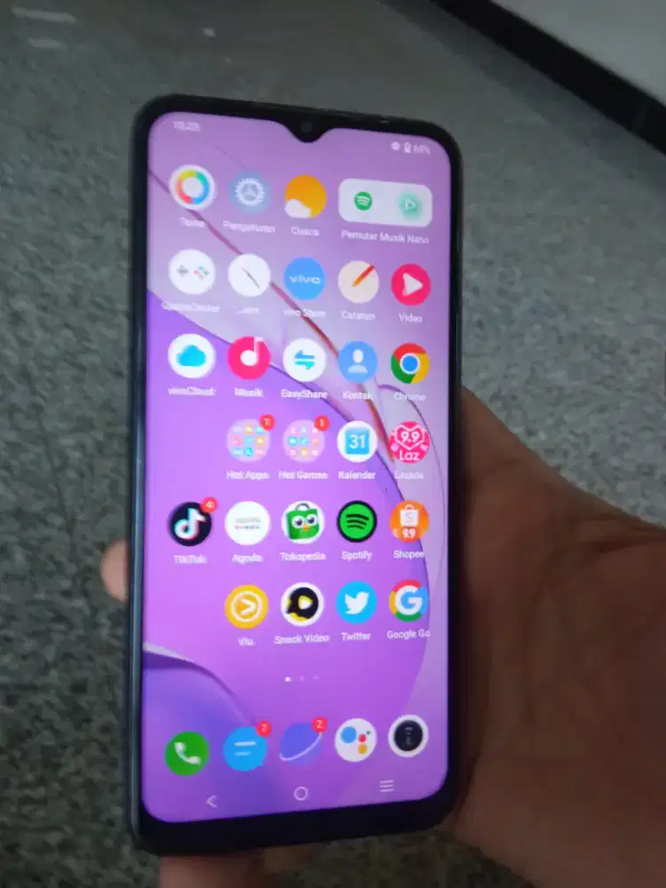 Vivo Y21s ram 4/128 ori kondisi normal