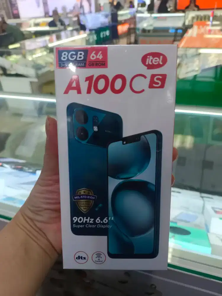 Jual handphone baru itel A100c.s ram 8/64gb.asli segel resmi ready.