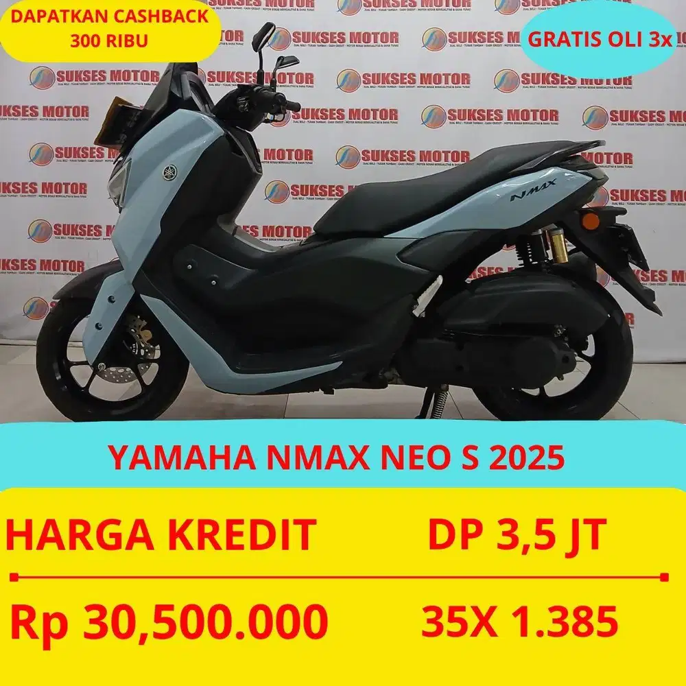 YAMAHA NMAX NEO S 2025 DP MURAH 3,5 JUTA GUYSS