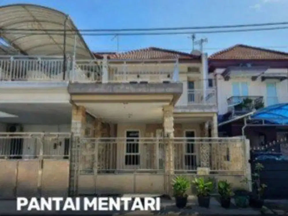Rumah Pantai Mentari STRATEGIS Row 4 mobil MINIMALIS SIAP HUNI