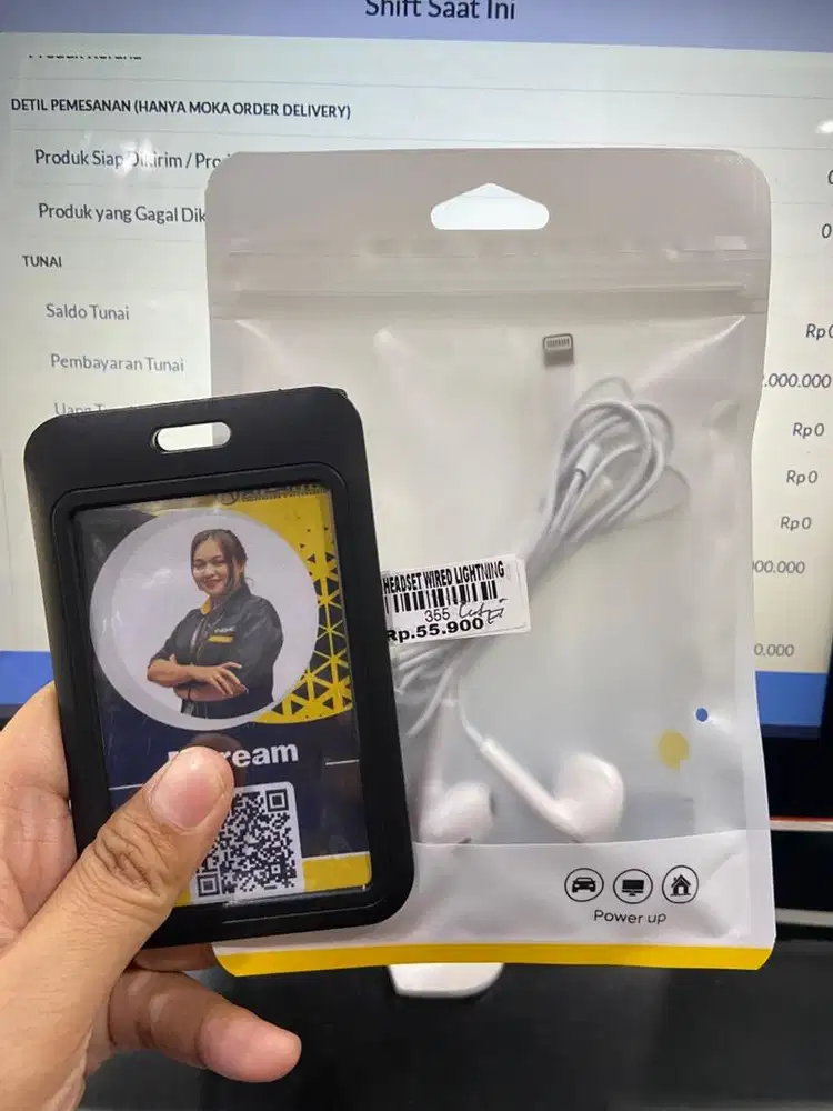 HEADSET WIRED LIGHTNING ATLANTIS DAHSYAT