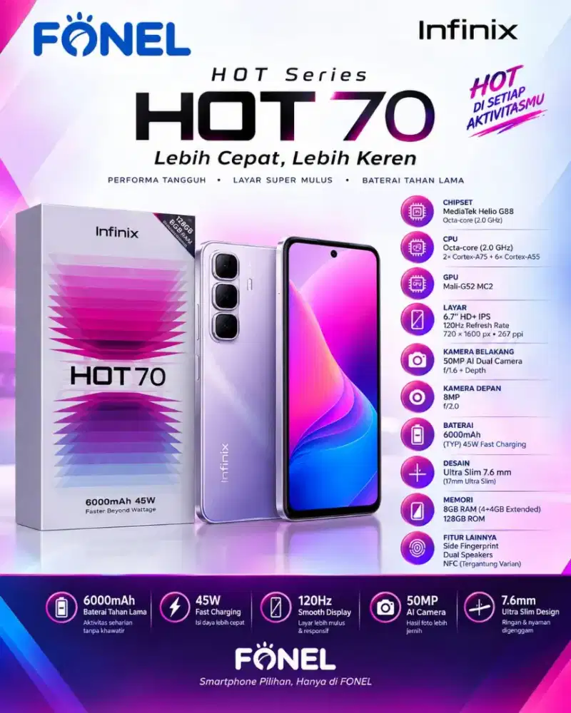 Infinix Hot 70 4/128