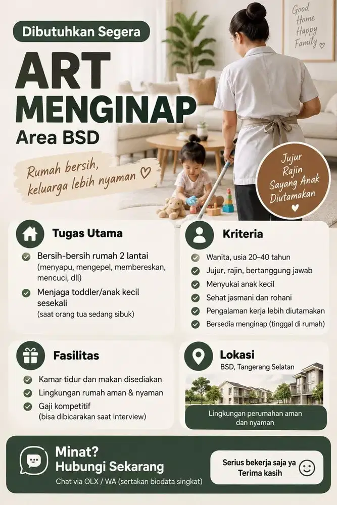 Cari ART area BSD