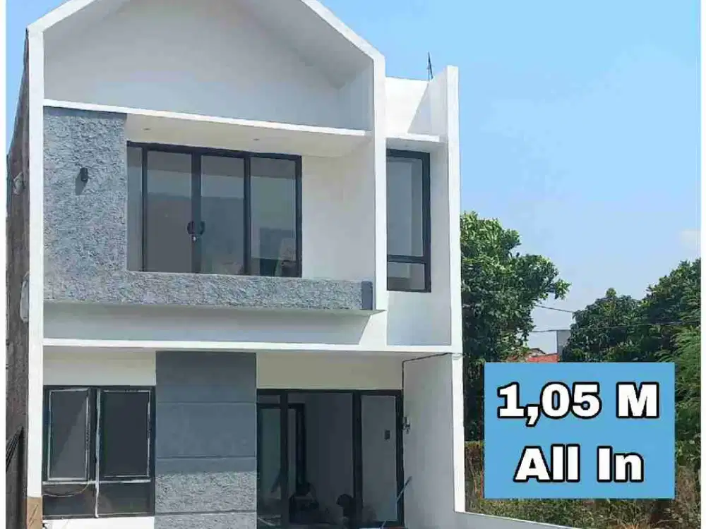 Dijual Rumah 2 Lantai Dalam Cluster Dilokasi Strategis & Bebas Banjir Hadap Timur & Free Biaya-Biaya, Selangkah Ke Graha Raya