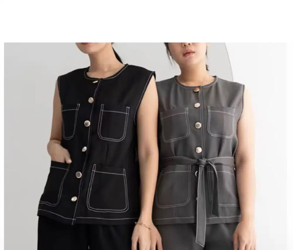 Vest black preloved