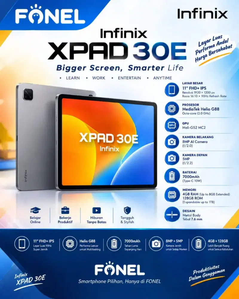 Infinix Xpad 30e 4/128