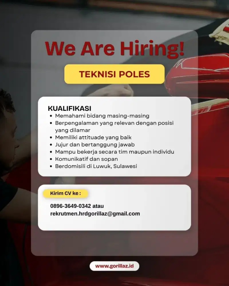 Lowongan Autodetaling