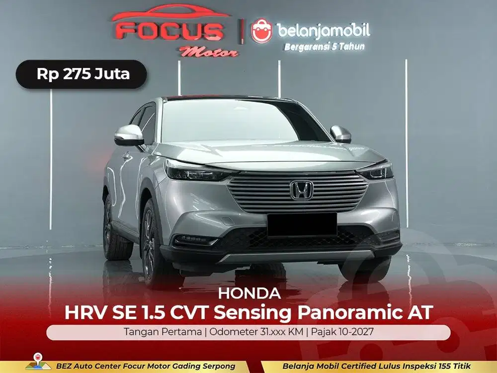 [ GARANSI 5THN ] Honda HRV HR-V HR V SE 1.5 Sensing 2021/2022/2023