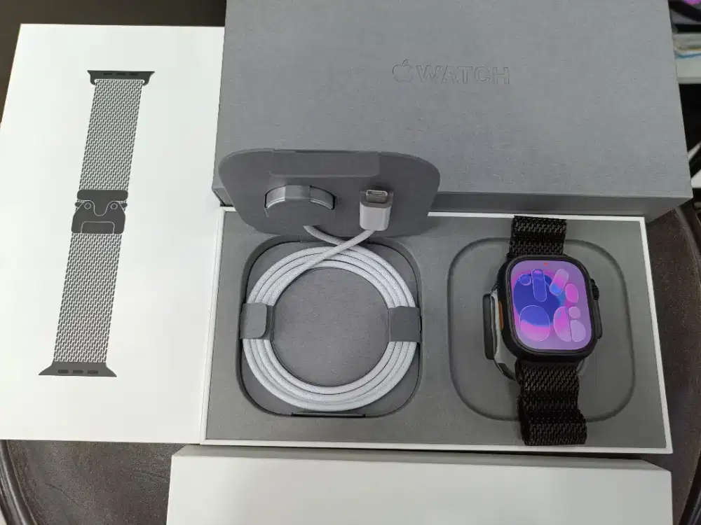 Apple Watch ultra 3 milanese loop black 49mm iBox