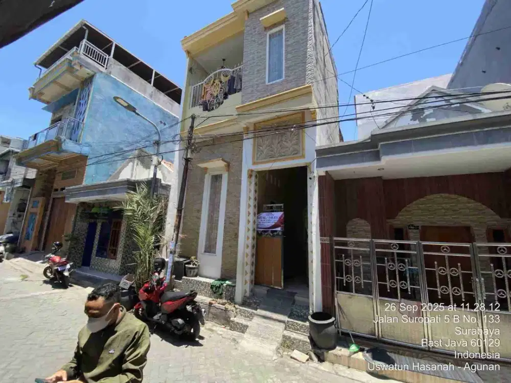 DI JUAL RUMAH

KEL. : BULAK BANTENG
KEC. : KENJERAN
KAB  : SURABAYA