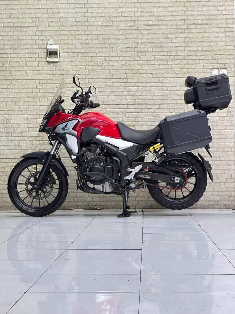 MOGE ADVENTURE 500CC! HONDA CB500X 2019 FULL ACC KM 37rb – Siap Tourin
