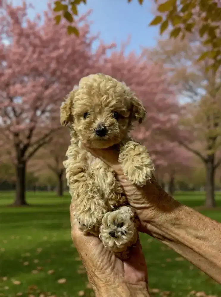 Tiny poodle light apricot betina
