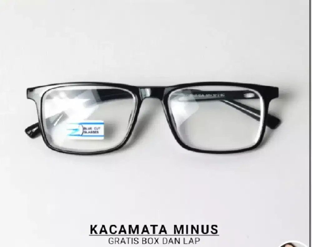 Kacamata Minus Lensa Blue Ray - 1.75 BNiB Spesial