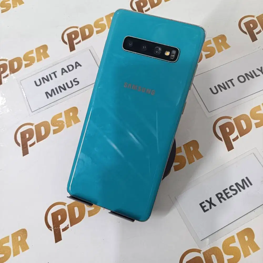SAMSUNG GALAXY S10 PLUS GREEN 8/128GB UNIT ONLY RESMI SEIN (MINUS LCD)