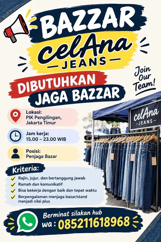 Lowongan Jaga Bazzar