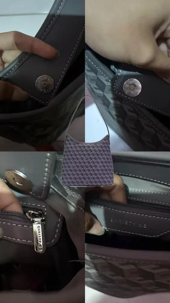 Alesso Medium Hobo Bag Ash Official Christy Ng
