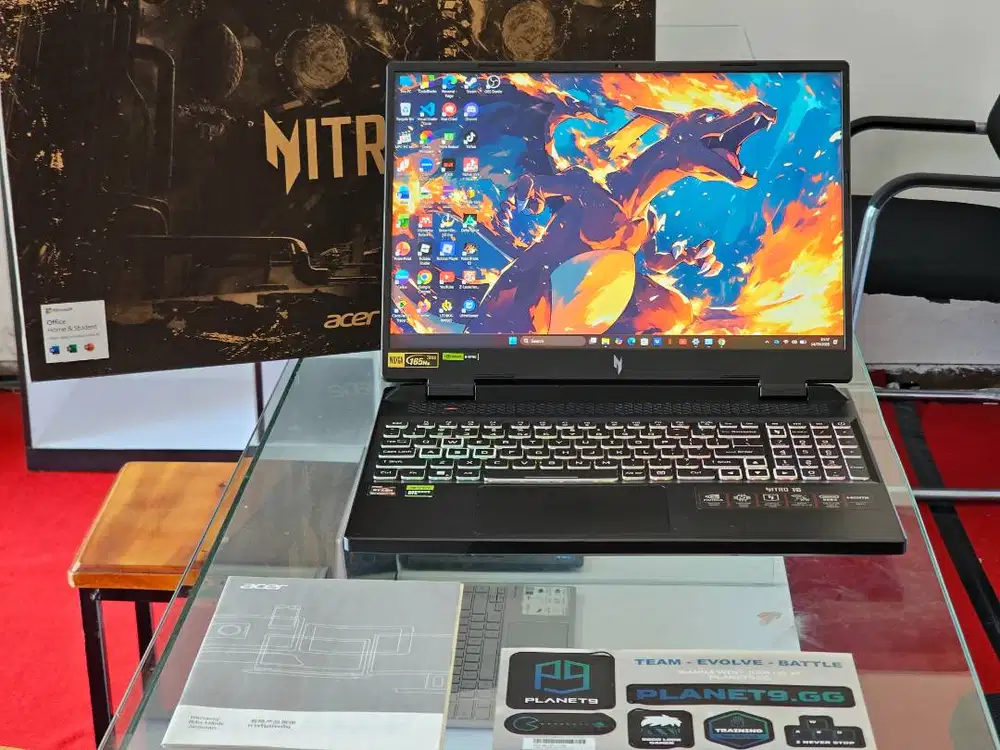 ACER NITRO AN16-41 AMD Ryzen 7 7735HS Ram 16 GB SSD 512 GB Nvidia RTX