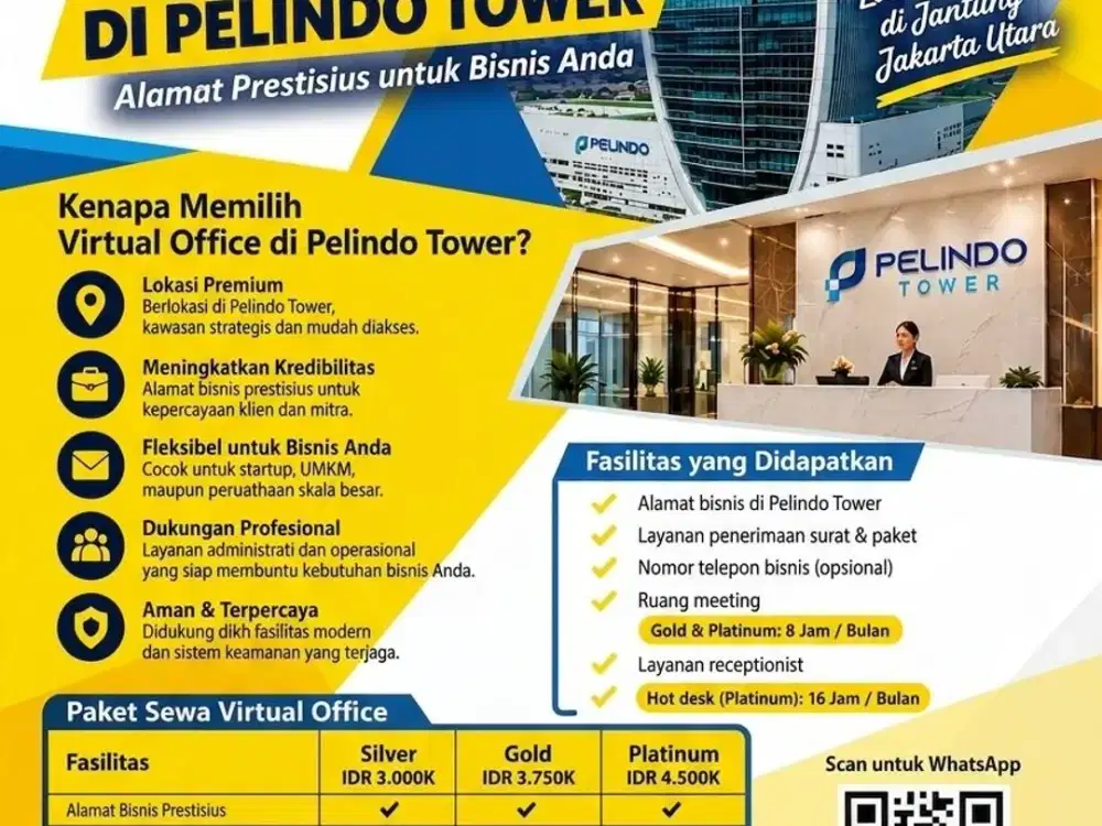 Virtual office murah Pelindo Tower Tanjung priok
