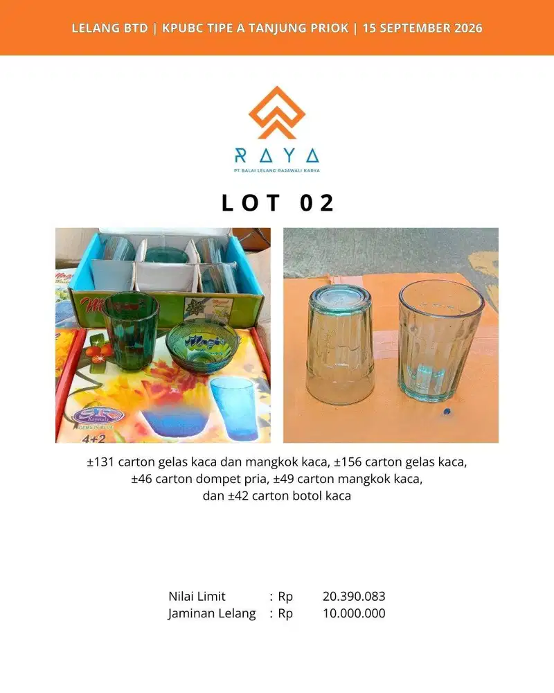 GELAS KACA, MANGKOK KACA, BOTOL KACA DAN DOMPET PRIA