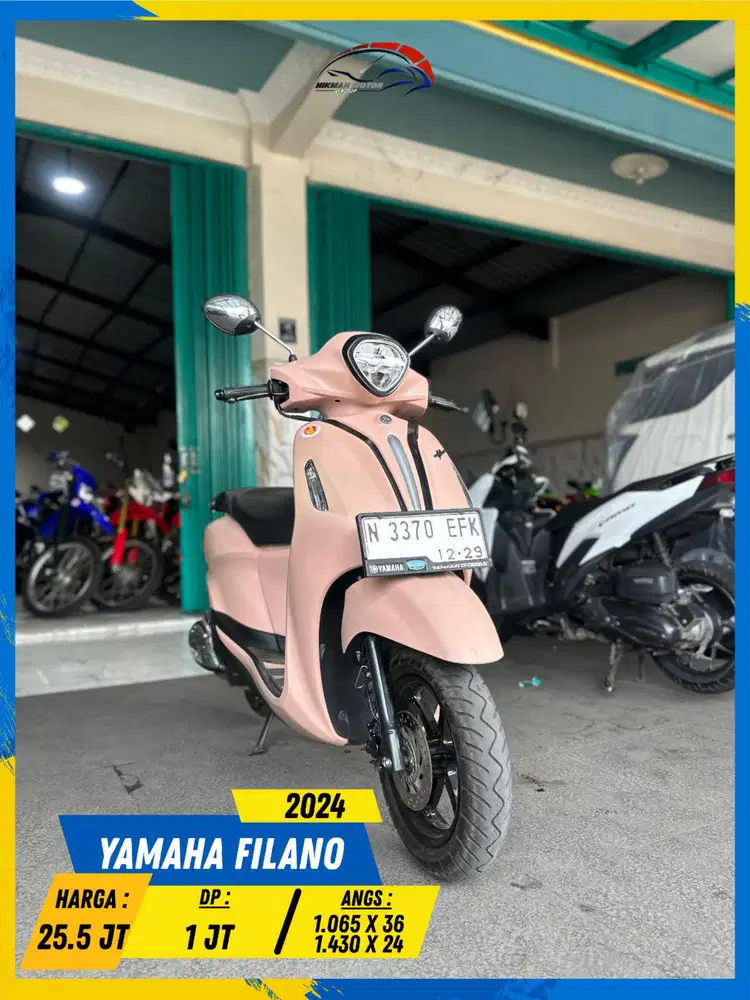 YAMAHA GRAND FILANO 2024 GASS POLL MASZEEHH HIKMAH MOTOR KEPUH MALANG