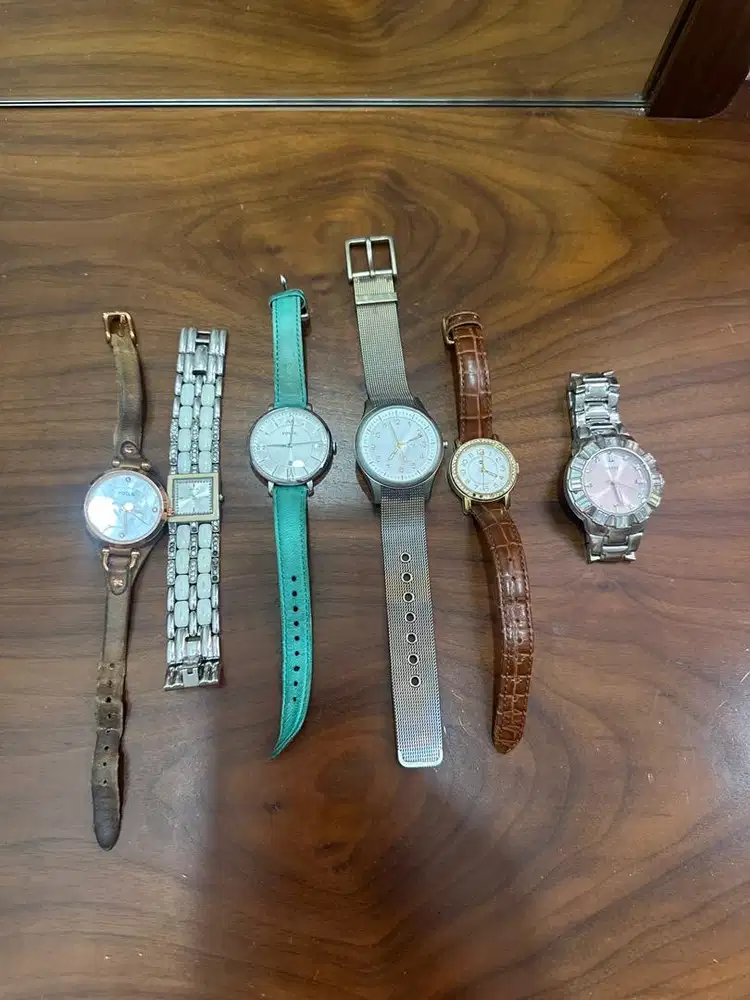 Obral Jam tangan Fossil Guess dll