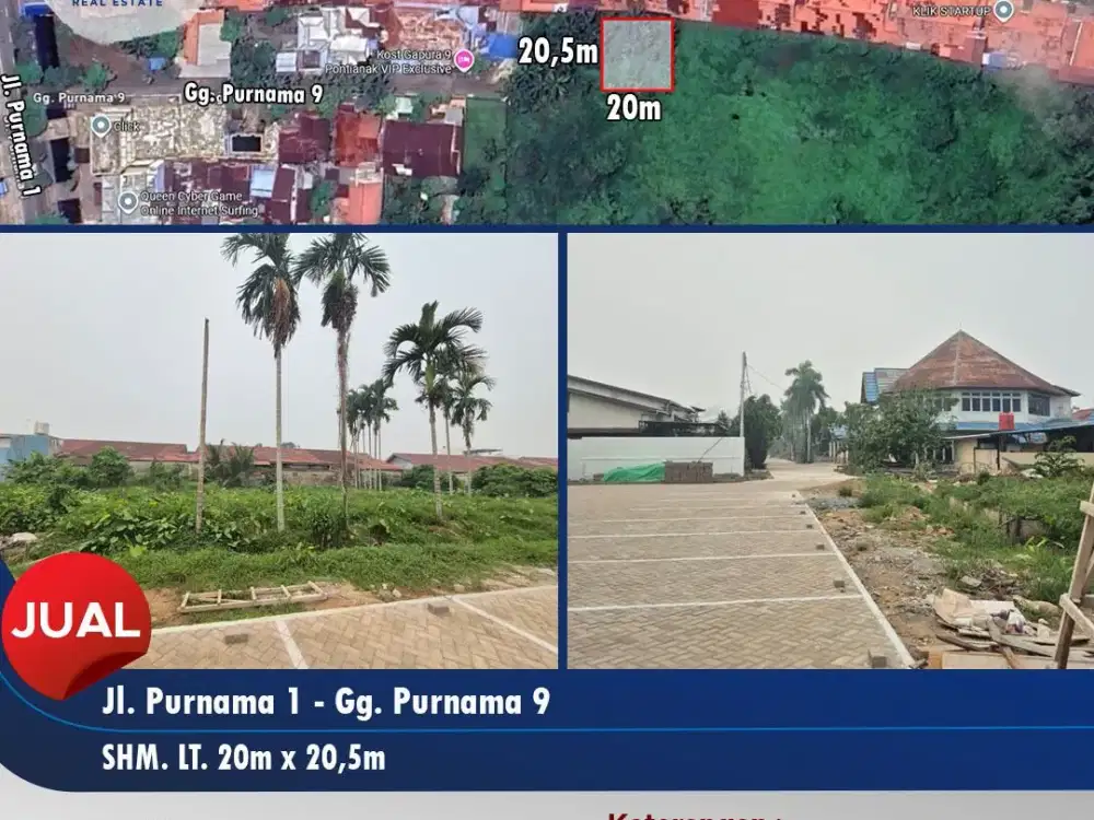 Tanah dalam gang purnama 9, Pontianak