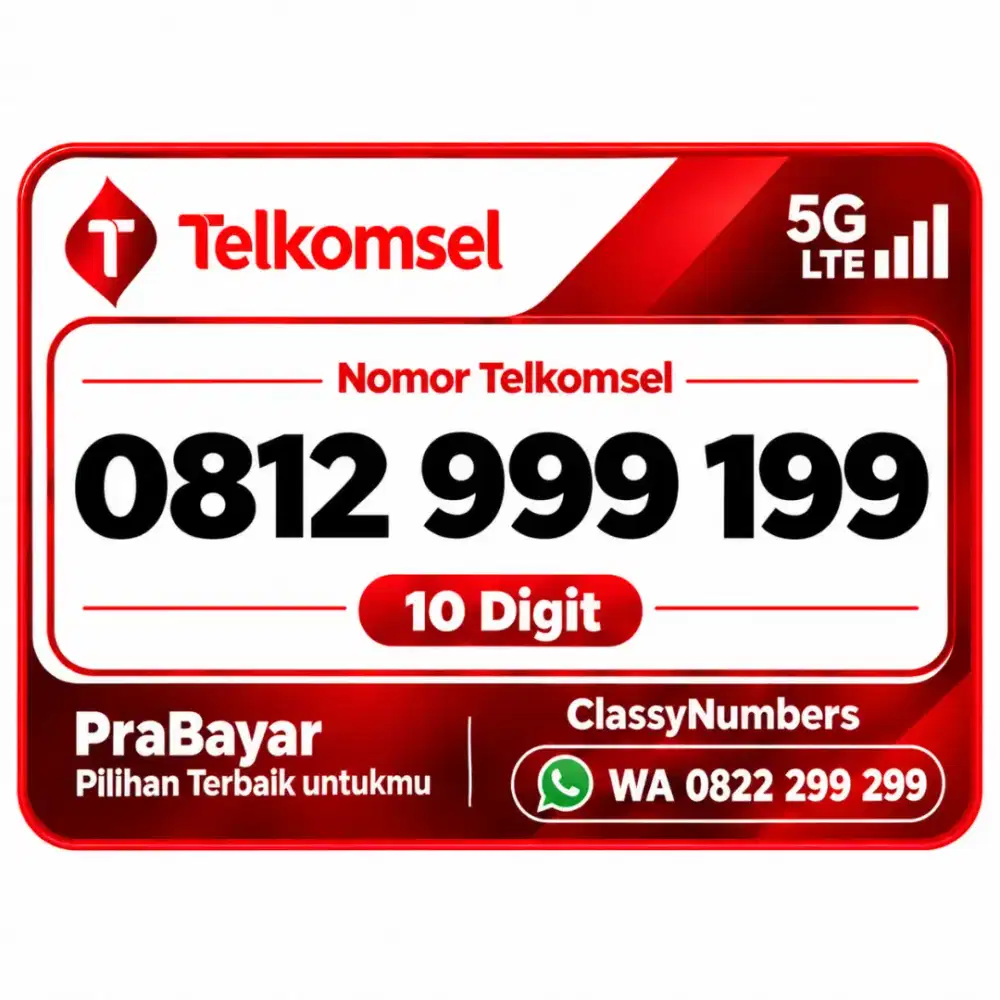 Nomor Cantik 10Digit Telkomsel