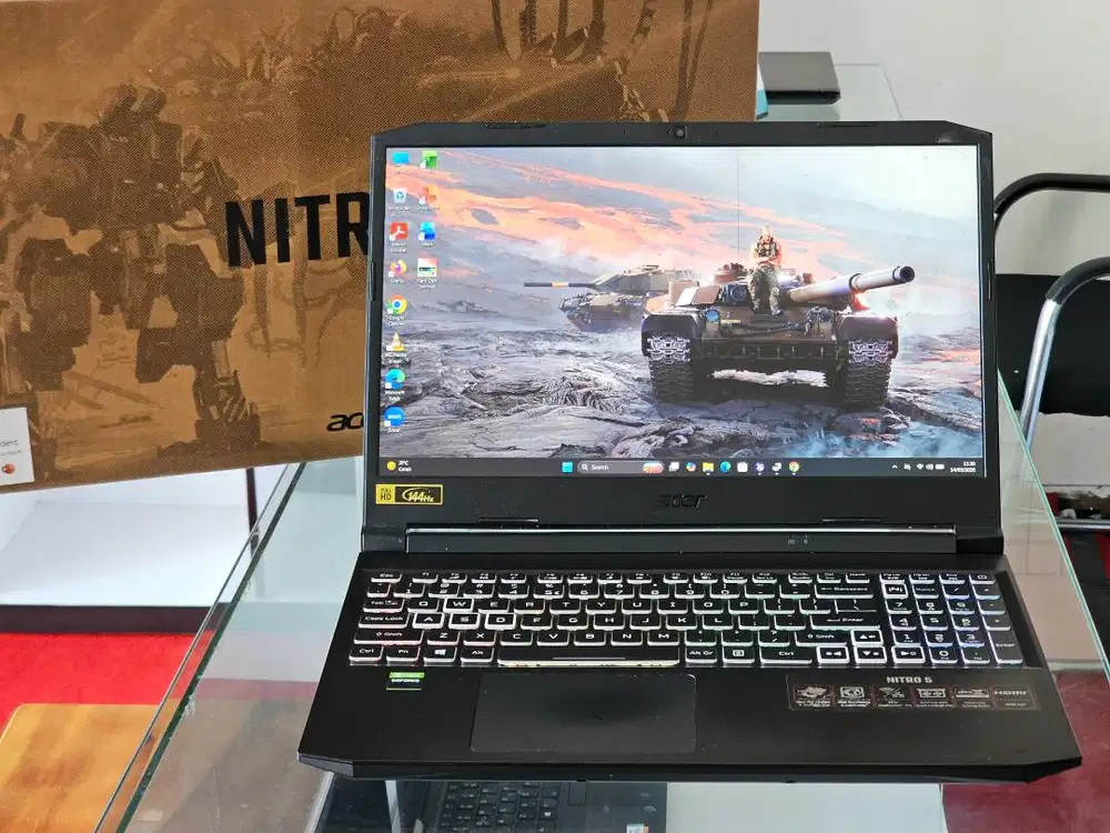 ACER NITRO AN515 57 intel Core i5 Gen 11 Ram 24 GB Nvidia RTX 3050 144