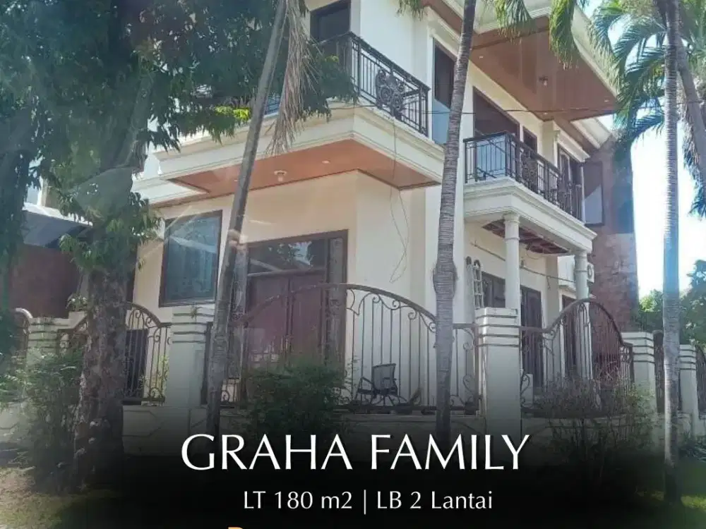 LELANG! Dijual rumah hook graha famili