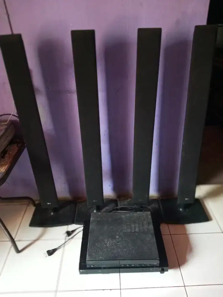 head/ampli home theater LG + sony + speaker tower