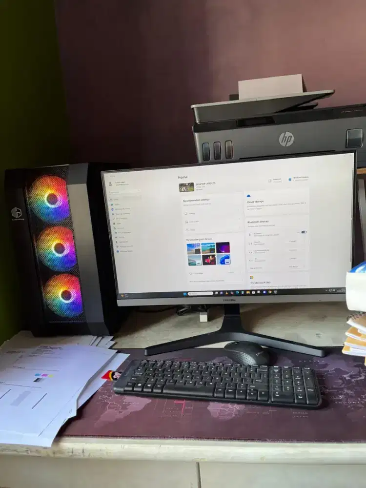 PC Rakitan Intel Core i5-6500 Windows 11 pro. RAM 16GB RAM, SSD 512GB