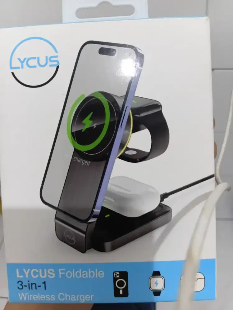 LYCUS FOLDABLE 3-1 WIRELESS CHARGER