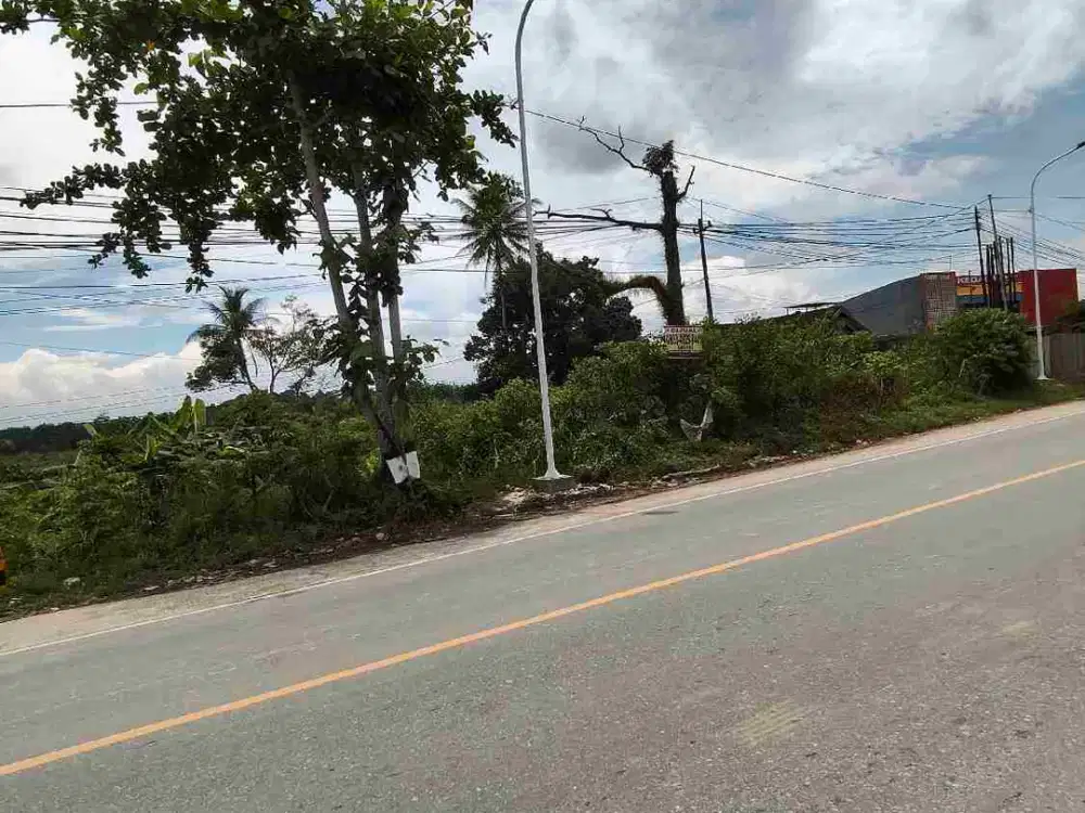 Dijual tanah jl. Soekarno Hatta Km12
