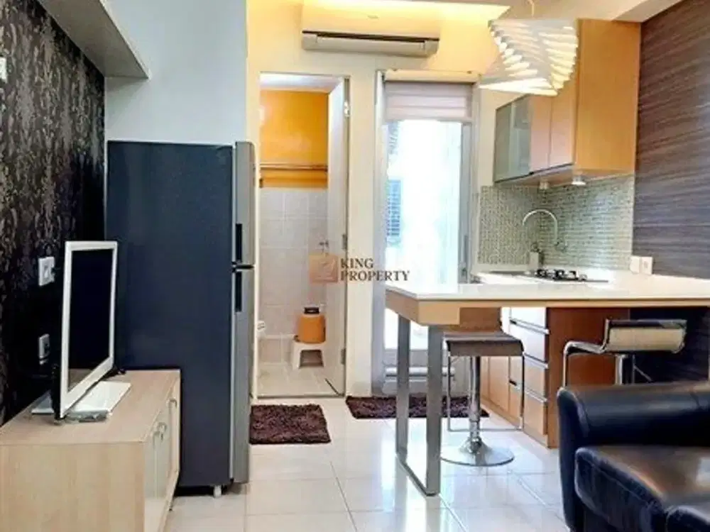 Siap Huni! 2Br 35M² Full Furnished Interior Elegan, Tower Depan View Kota Apartemen Green Bay Pluit Greenbay