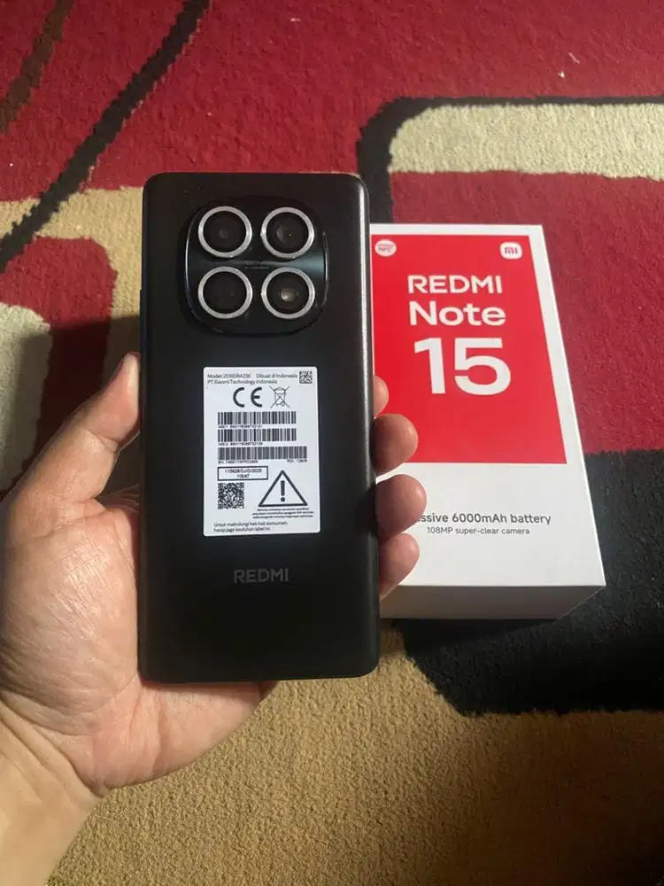 BISMILLAH REDMI NOTE 15 4G RAM 8/128 FULSET MULUS